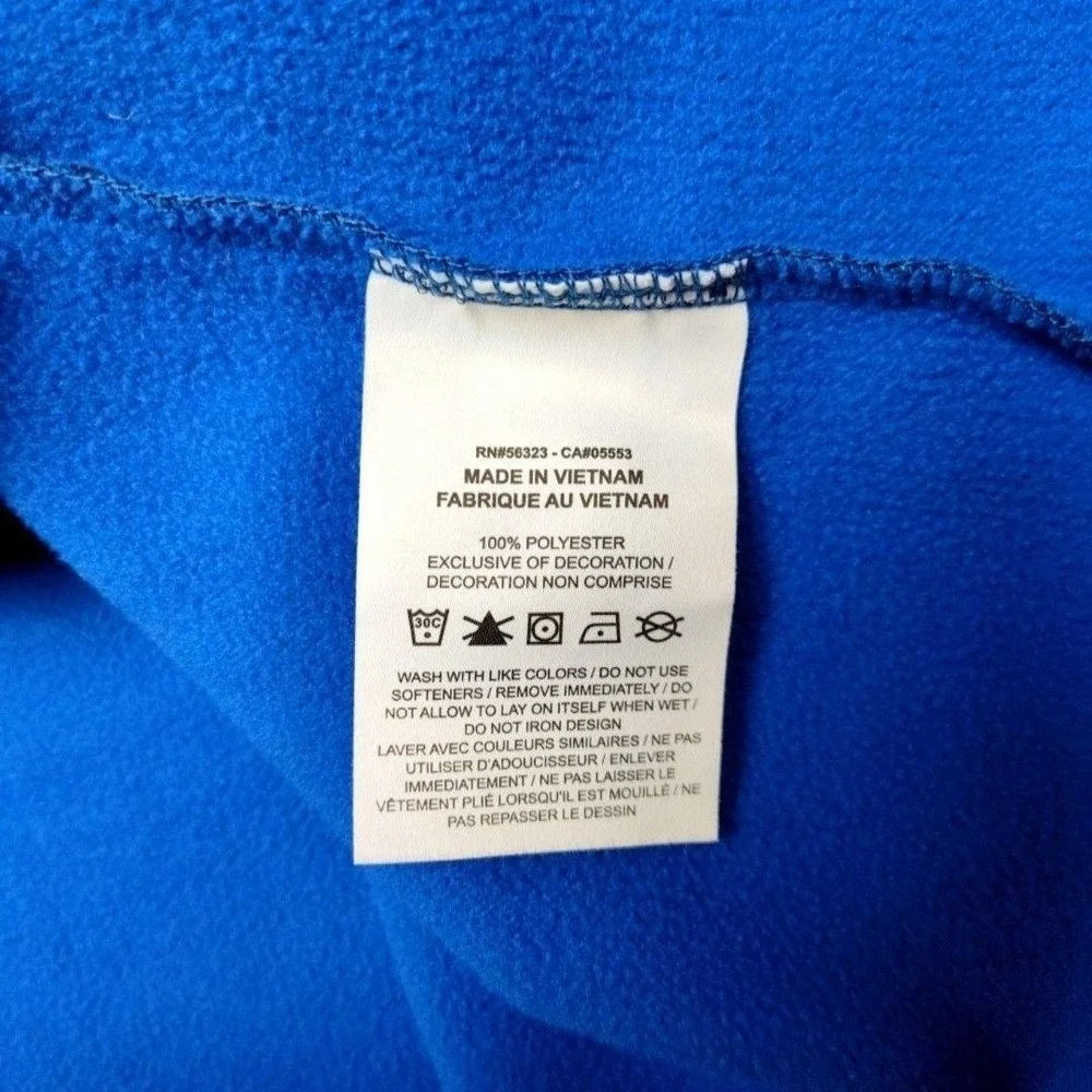Nike‎ Sweatshirt Mens L Blue Victory Golf 1/4 Zip Pullover Fleece Tennis DN1947